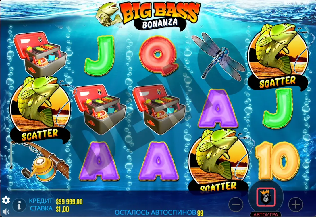Big Bass Bonanza Gameplay Screenshot